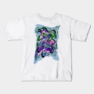 Ink Splot Outline Kids T-Shirt